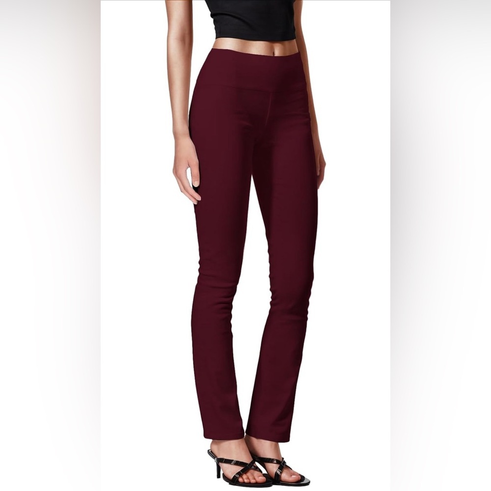 Hybrid & Company Womens Business Millennium Slim Bootcut Skinny Pants